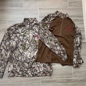 Badlands Camo OG size large calor quarter zip